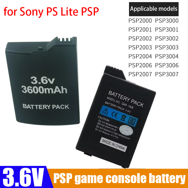 Gaming Console Psp - 3.6V 3600mAh Built-in Battery for Sony