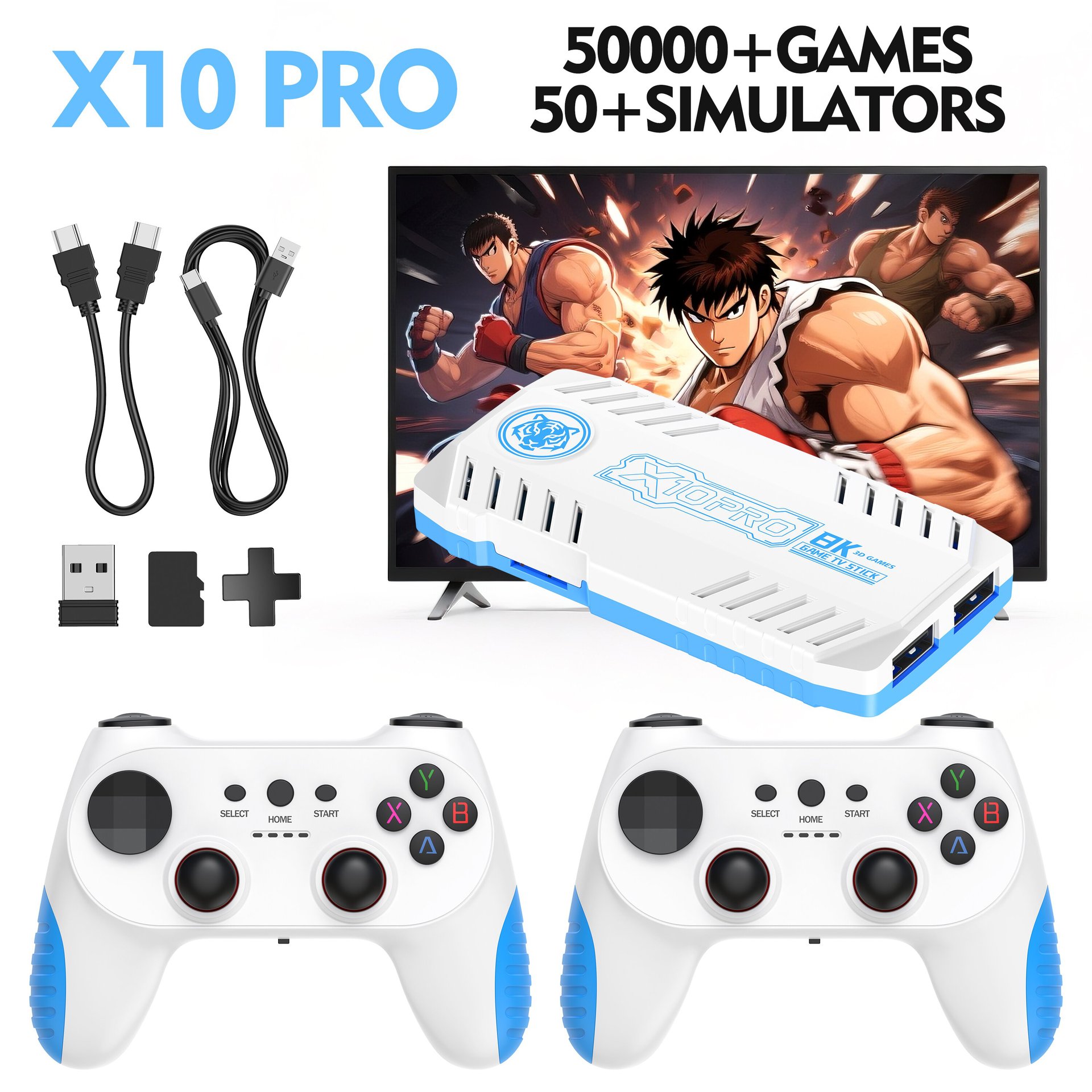 Gaming Console Chinese - 2026 NEW X10 Pro 128G 50000+