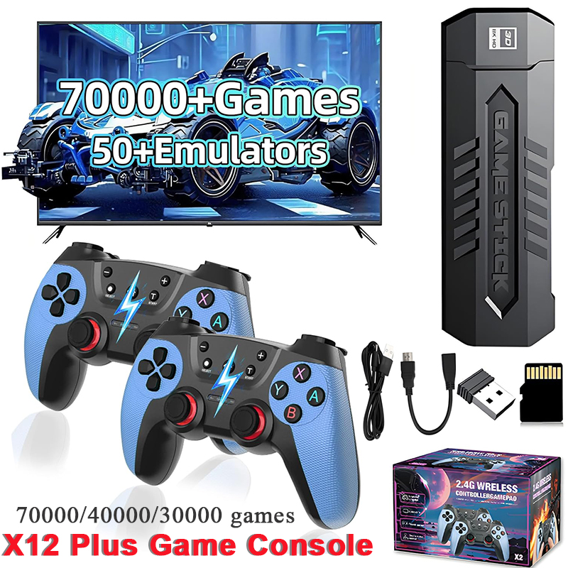 Gaming Console Chinese - X2 Retro Game Stick with 128GB