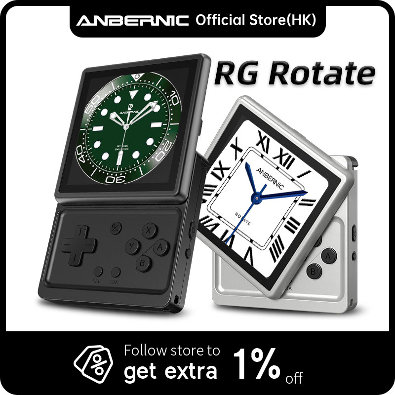 Gaming Console.Emulators - Anbernic RG Rotate Retro Handheld Game