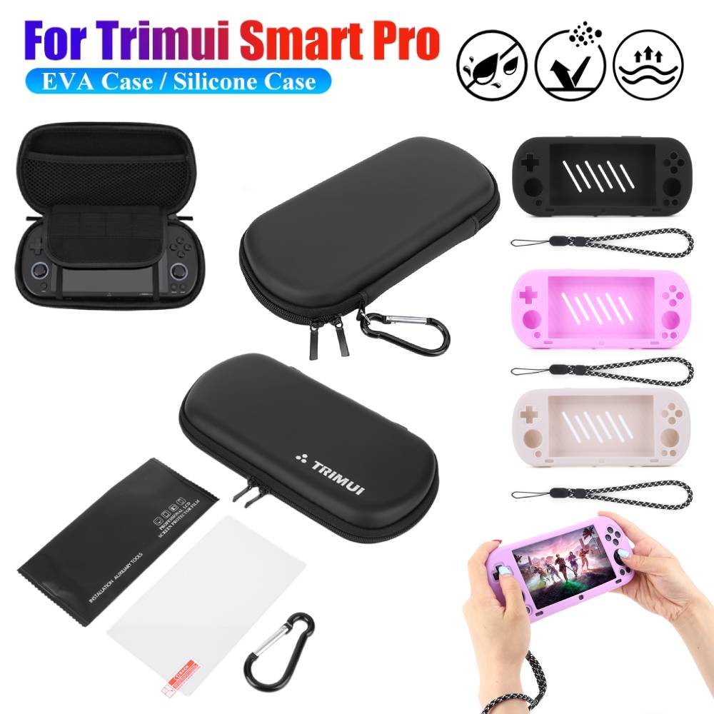Gaming Console Bag - Hard EVA Carrying Case for Trimui