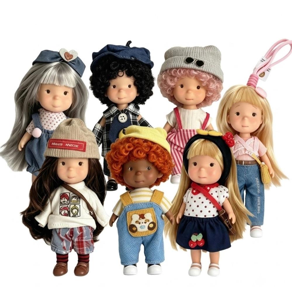 Gaming Console Keychain - Mini Little Potato Doll Hanger Set