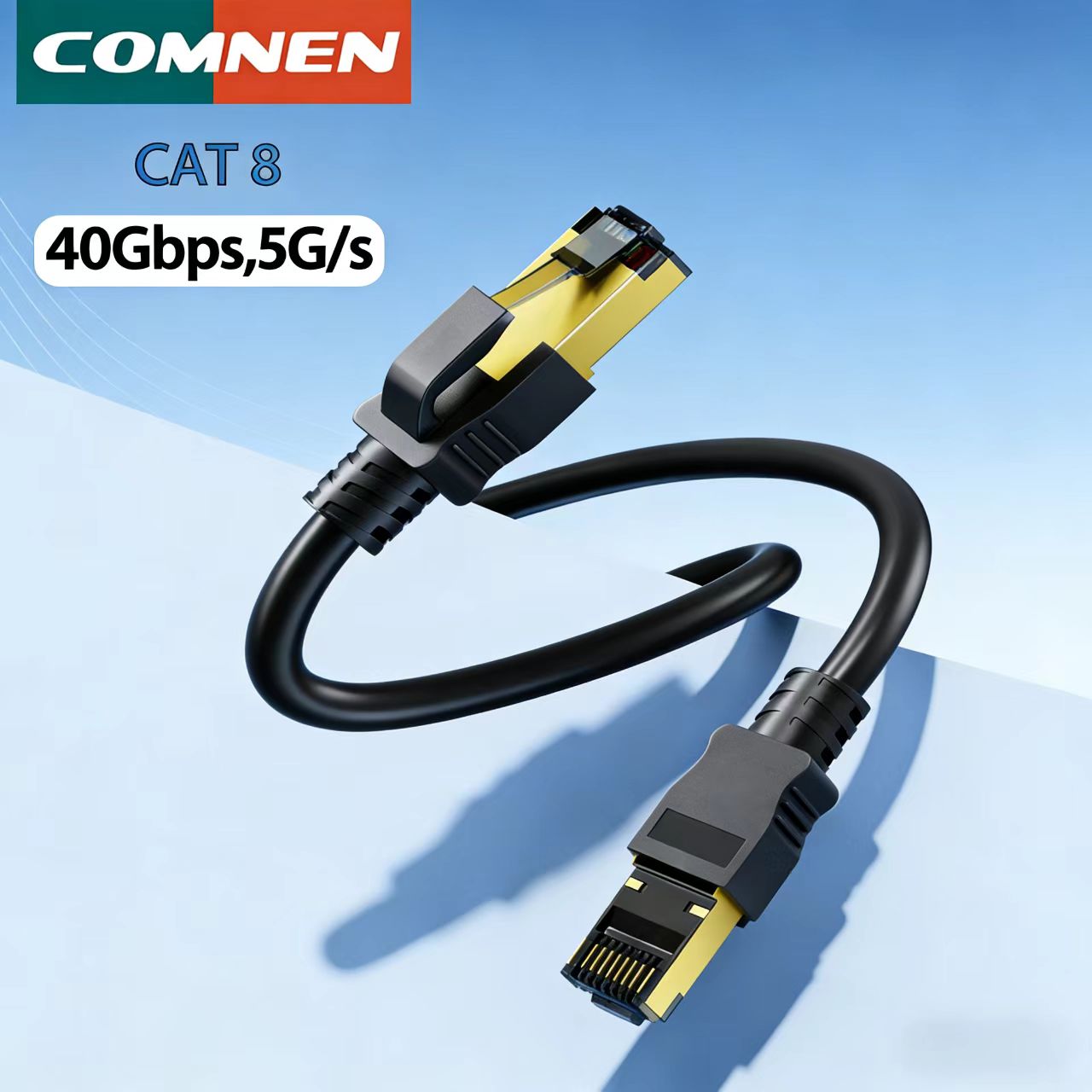 Lan Cable Gaming - COMNEN Ethernet Cable 0.2-30M CAT8 40Gbps