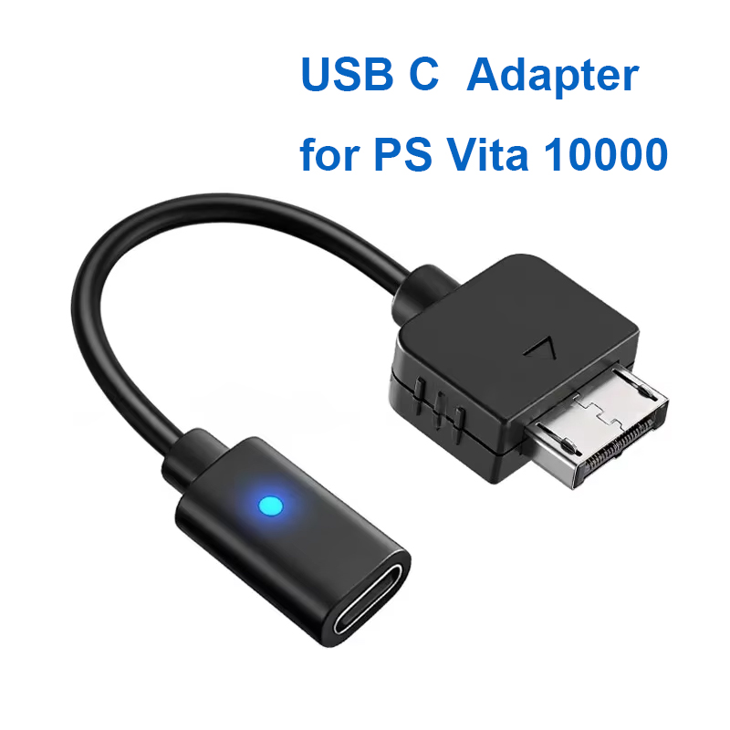 Gaming Console Sony - 10CM Black USB-C Charging Adapter with