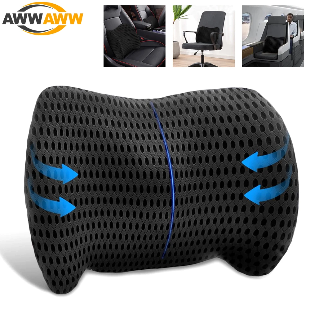 Gaming Console Car - Memory Foam Lumbar Support Pillow for