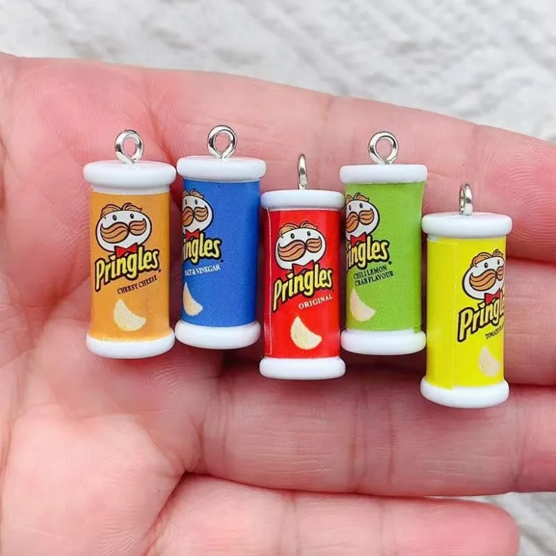 Gaming Console Keychain - 10pcs Simulation Of 3D Potato Chip