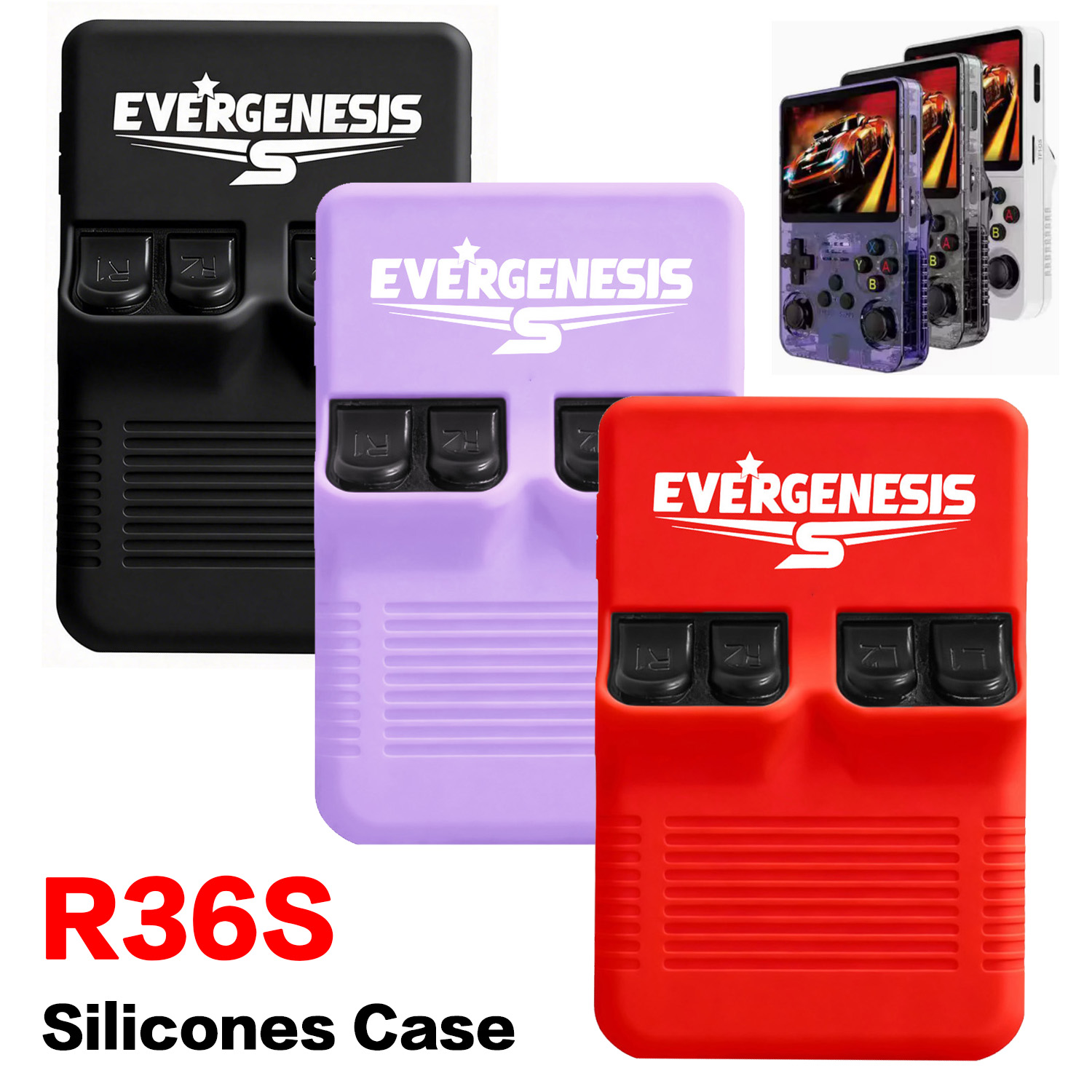 Gaming Console Box - R36S Silicone Case Handheld Game Console