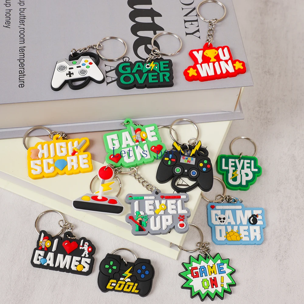 Gaming Console Keychain - 13Pcs Video Game on Theme PVC