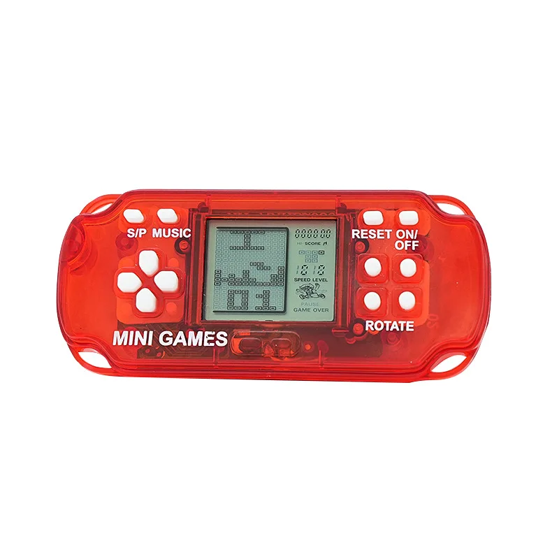 Gaming Console Keychain - 26 In1 Classic Tetris Handheld Game