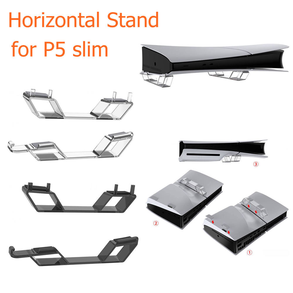 Gaming Console Holder - Horizontal Stand for PS5 Slim Digital/Disc