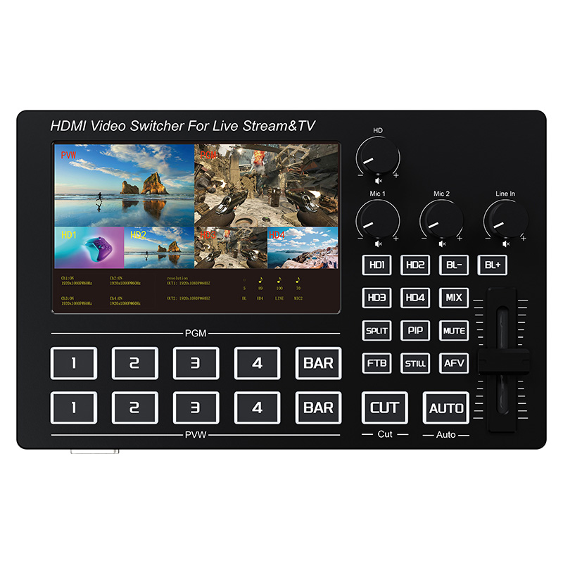 Gaming Console Box - 1080P 4 Channel HDMI Live Streaming