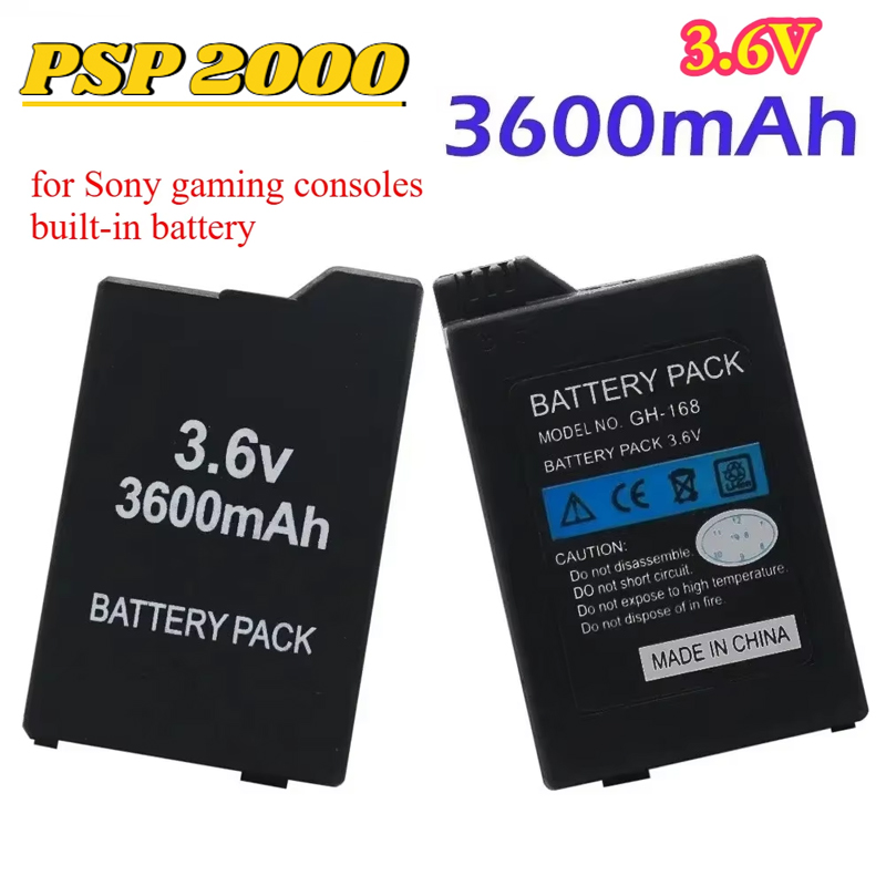 3.6V 3600mAh Built-in Battery  - Gaming Console Psp recension och pris