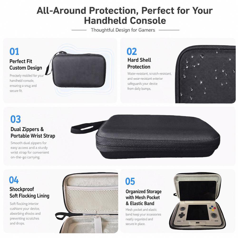 Hard Shockproof Handheld Game  - Gaming Console Bag recension och pris