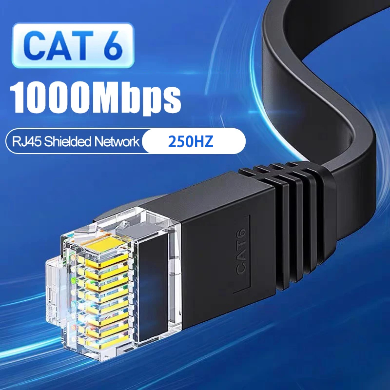 Cat 6 Ethernet RJ45 10Gbps Fla - Lan Cable Gaming recension och pris