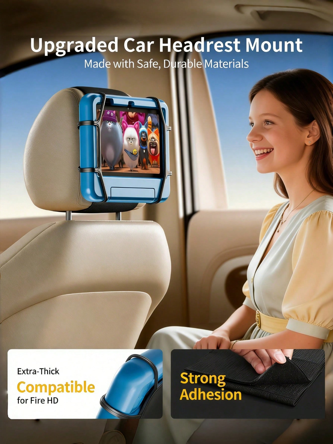 Car Headrest Tablet Holder – 3 - Gaming Console Holder recension och pris
