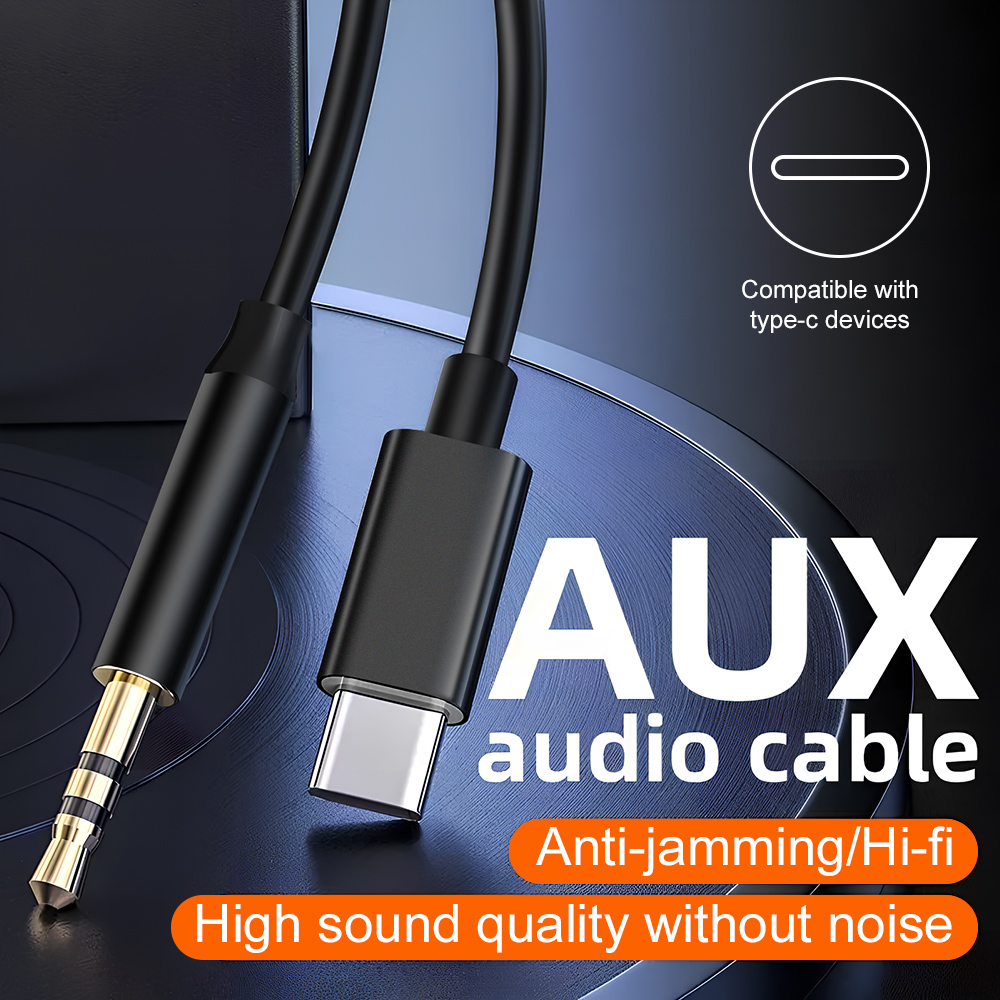 Type-C to 3.5mm AUX Audio Cabl - Gaming Console Car recension och pris