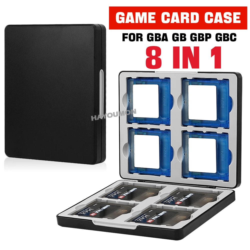 Portable 8 in 1 Game Card Stor - Gaming Console Box recension och pris