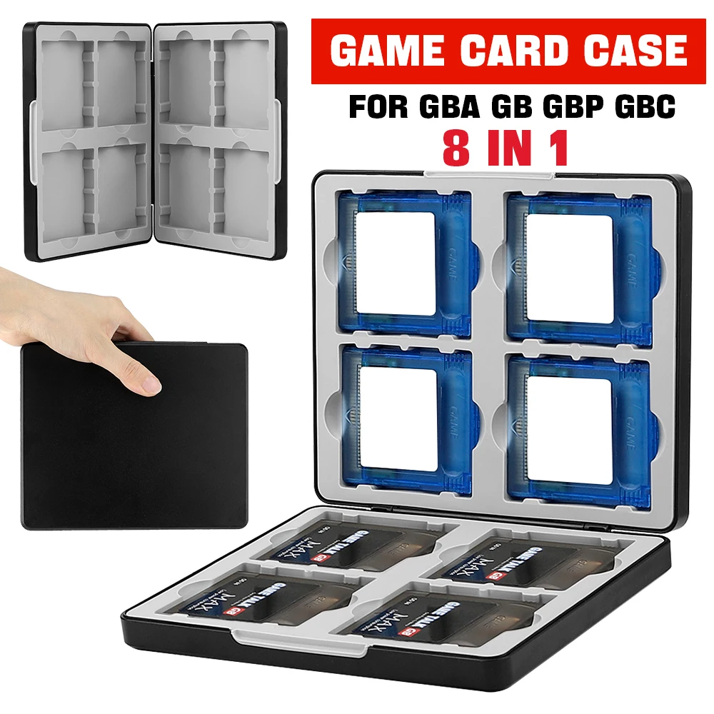 Portable 8 in 1 Game Card Stor - Gaming Console Box recension och pris