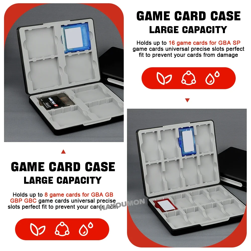 Portable 8 in 1 Game Card Stor - Gaming Console Box recension och pris
