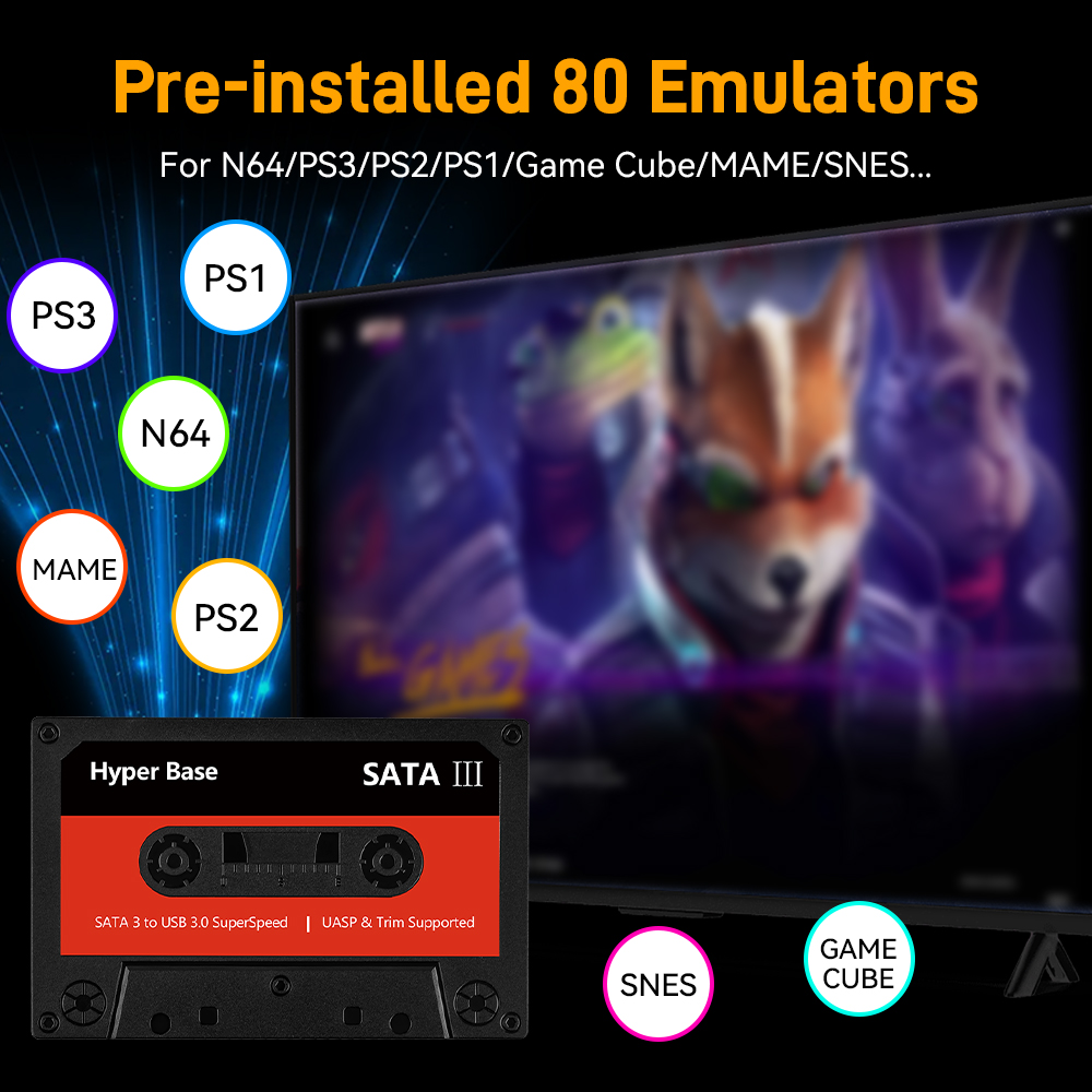 Batocera 500G/2T Emulator Game - Gaming Console Chinese recension och pris