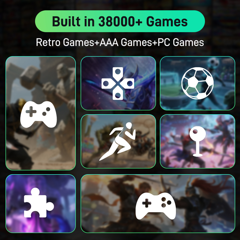 Playnite&Retrobat 500GB Game H - Gaming Console.Emulators recension och pris