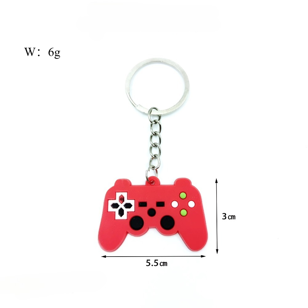 10PCS Creative Cute PVC GamePa - Gaming Console Keychain recension och pris