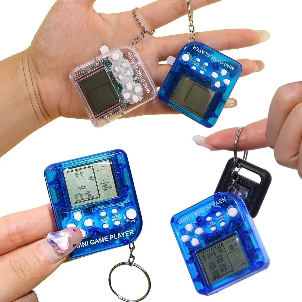 Portable Mini Handheld Game Pl - Gaming Console Keychain recension och pris