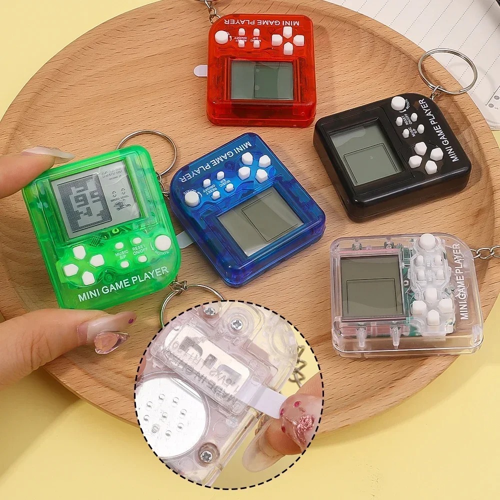 Portable Mini Handheld Game Pl - Gaming Console Keychain recension och pris