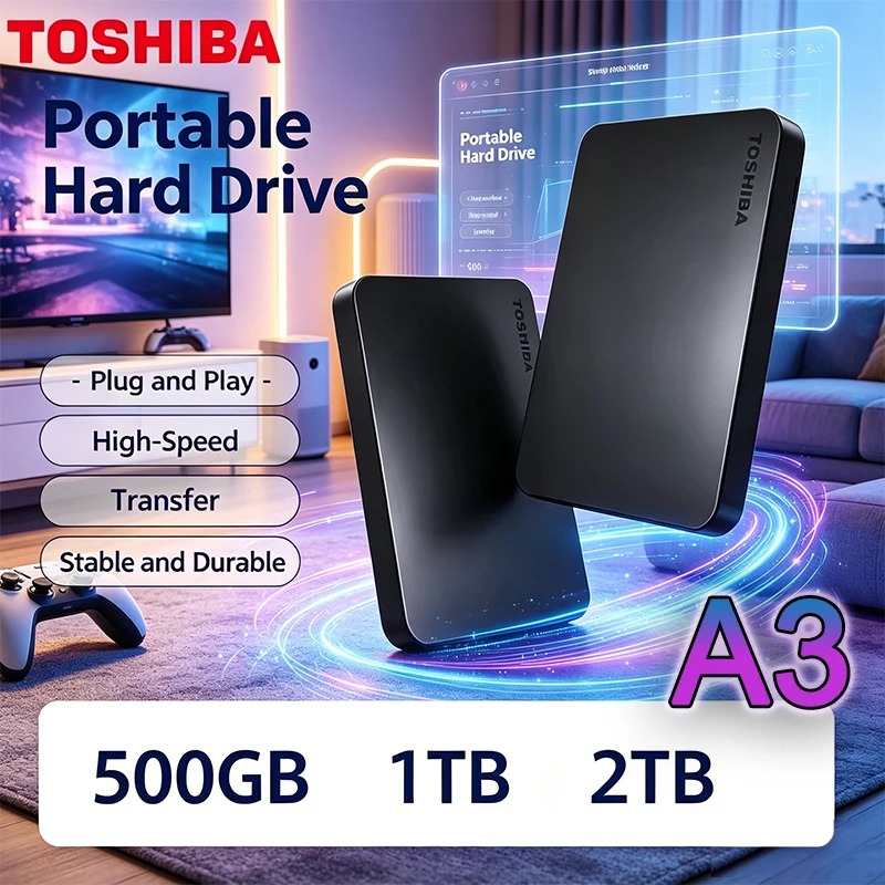 Toshiba A3 Canvio Basics 2TB 4 - Gaming Console Years recension och pris
