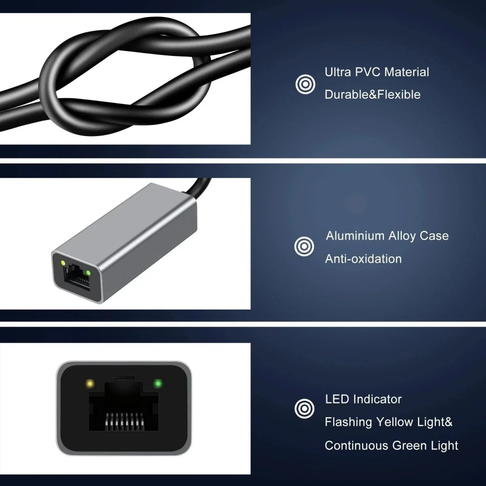 USB Type C Ethernet Adapter Ne - Lan Cable Gaming recension och pris