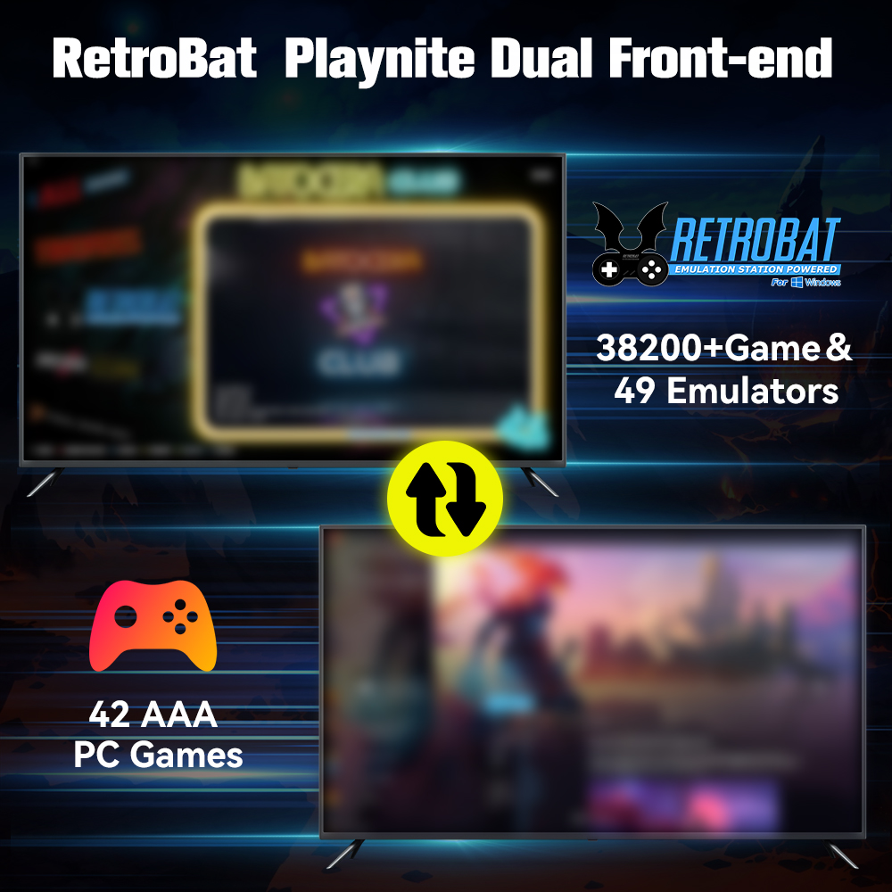 Retrobat＆Playnite System HDD R - Gaming Console Chinese recension och pris