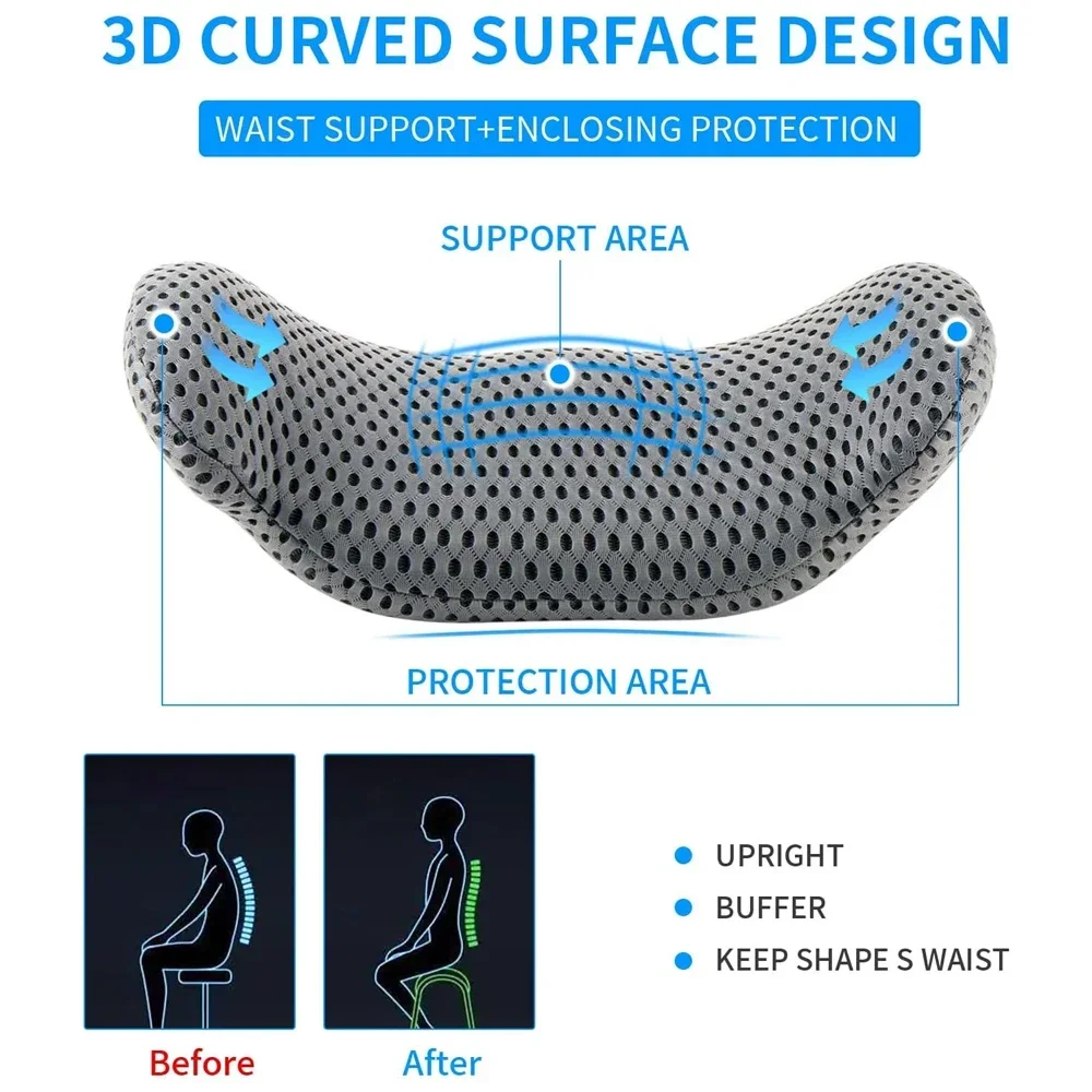 Memory Foam Lumbar Support Pil - Gaming Console Car recension och pris