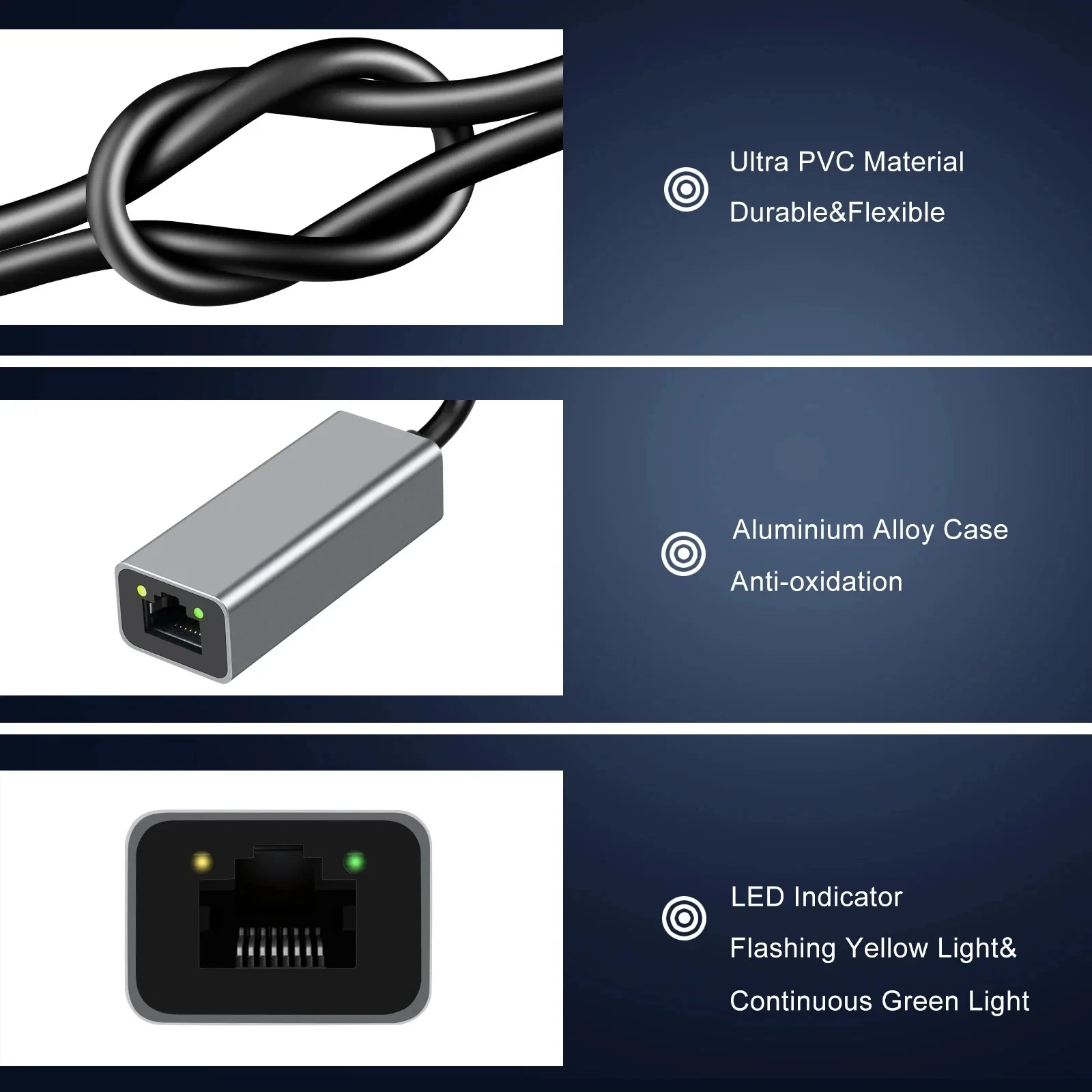 Kebidumei 1000Mbps Network Car - Lan Cable Gaming recension och pris