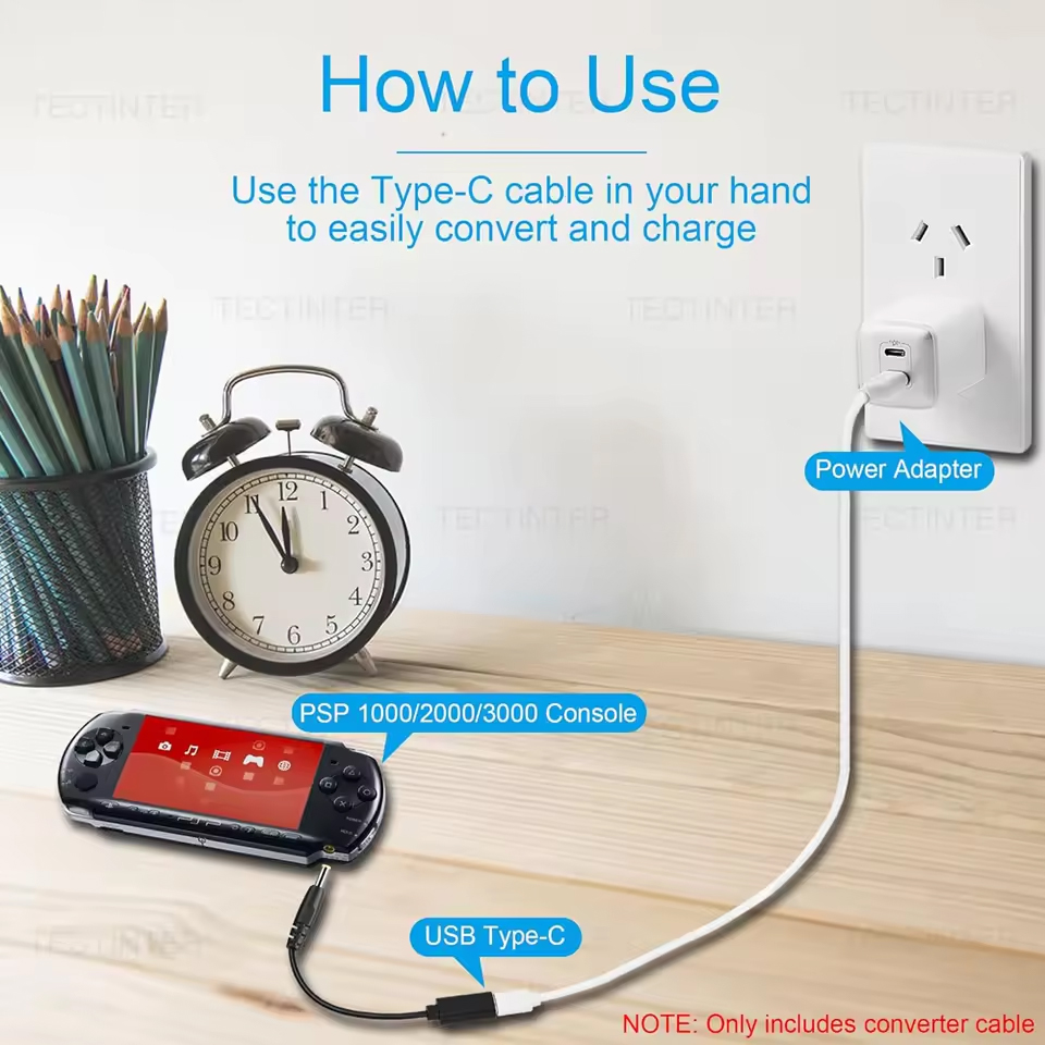 USB Type-C Charging Cable Adap - Gaming Console Sony recension och pris