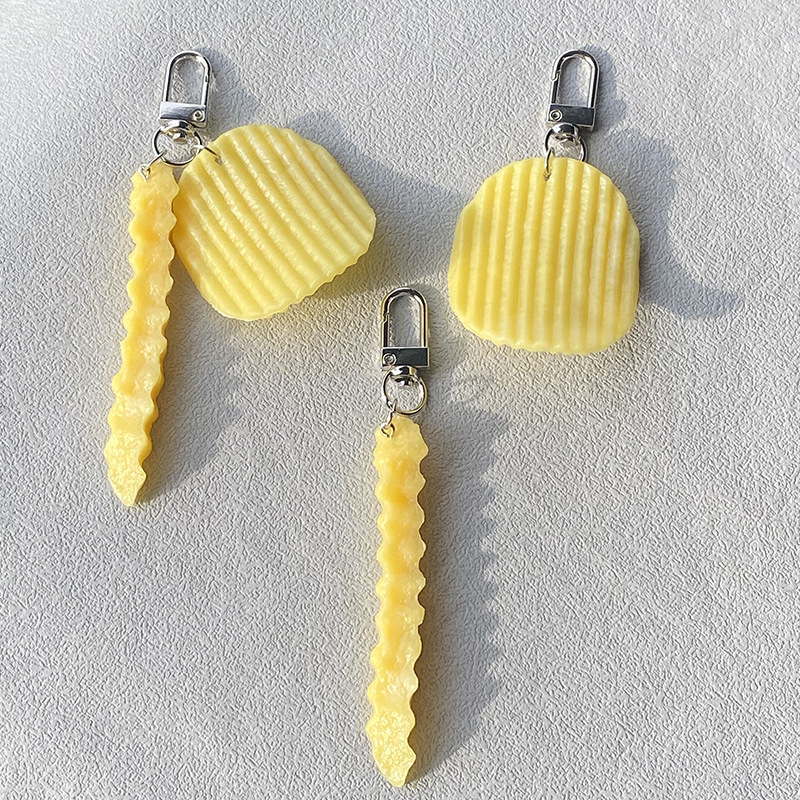 3D Delicious Fried Food Keycha - Gaming Console Keychain recension och pris
