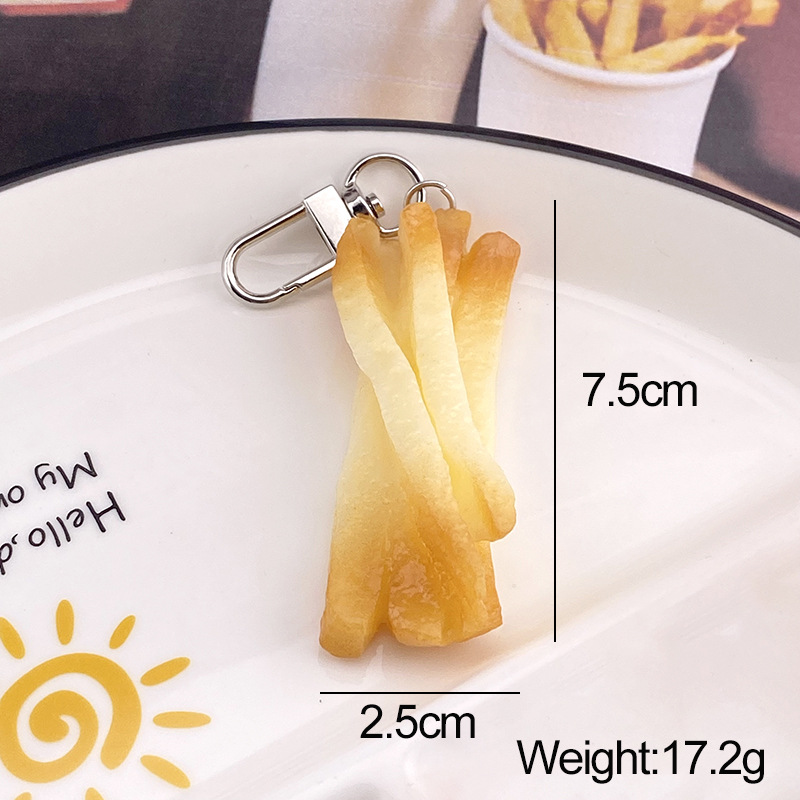 3D Delicious Fried Food Keycha - Gaming Console Keychain recension och pris