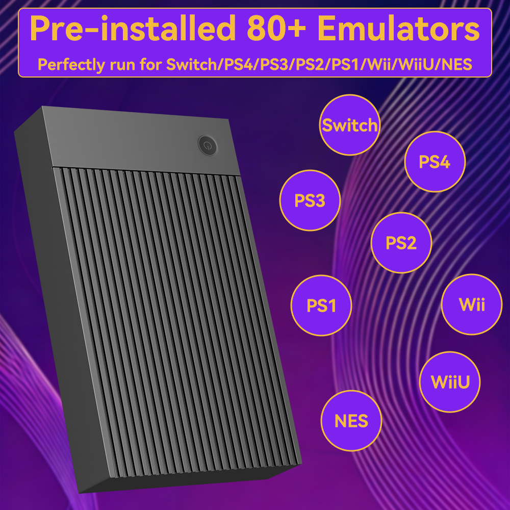 Portable 4TB Gaming HDD with 5 - Gaming Console.Emulators recension och pris