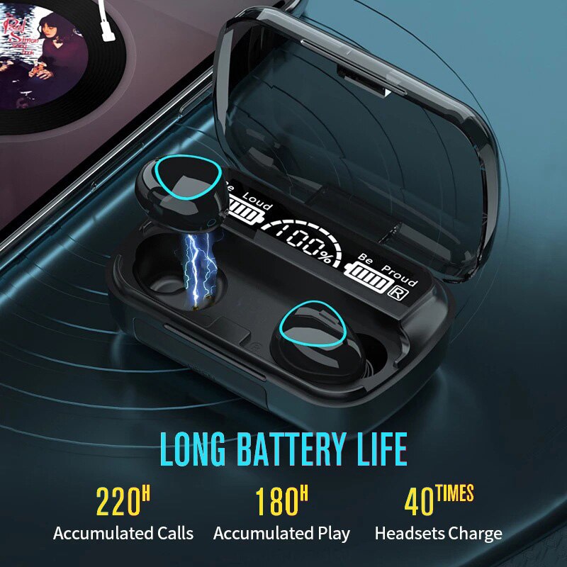 TWS Auriculares Bluetooth Wire - Gaming Console Power Bank recension och pris
