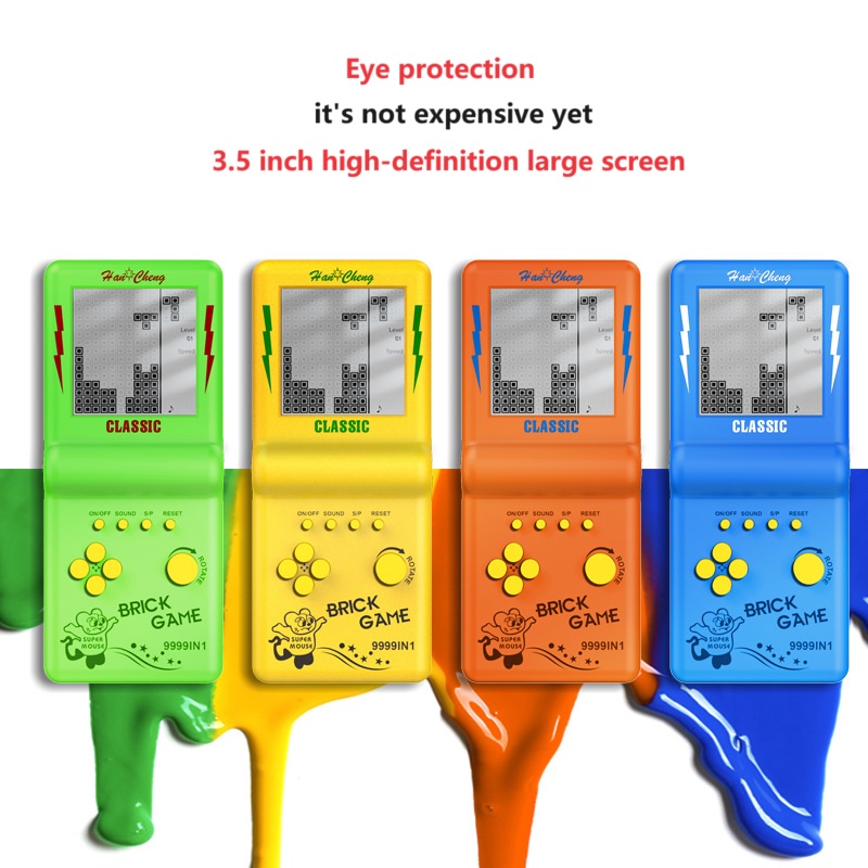 Russian Blocks Game Portable H - Gaming Console For 7 Year Old recension och pris