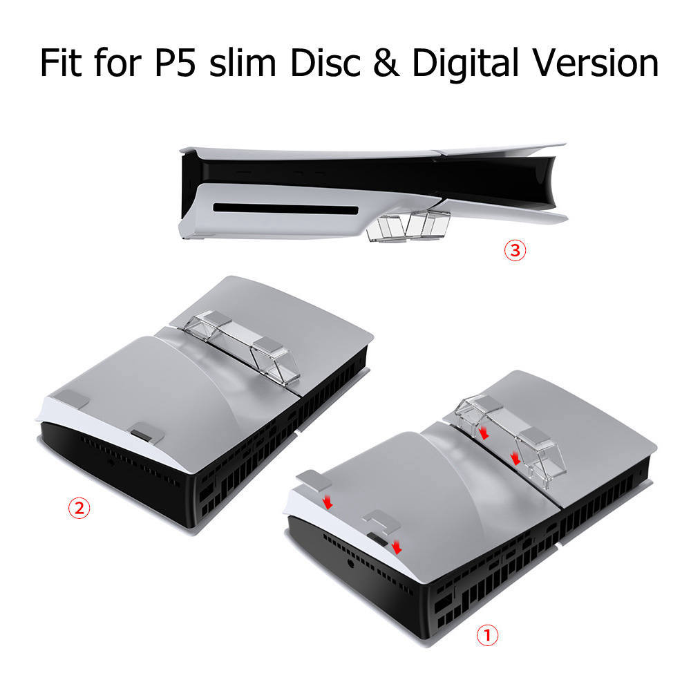 Horizontal Stand for PS5 Slim  - Gaming Console Holder recension och pris