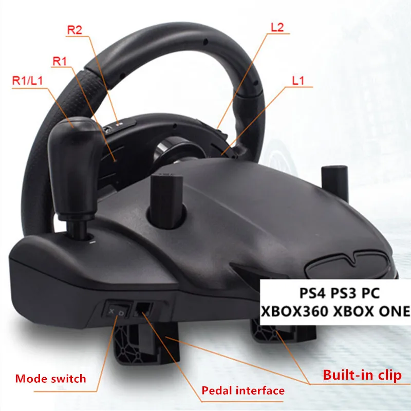 PS 4 3 PC Racing Game Steering - Gaming Console Car recension och pris